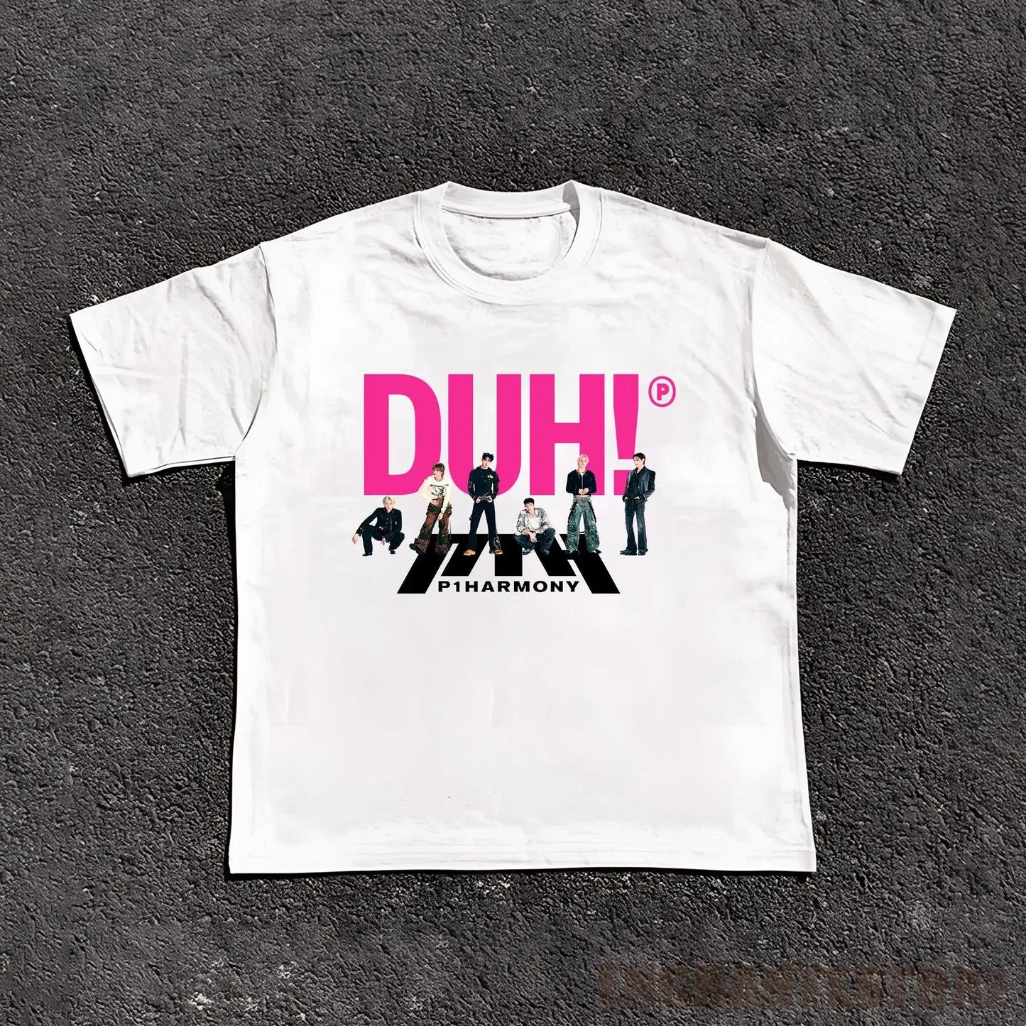 Summer Men P1Harmony 2025 DUH Same T-shirt Kpop Print Summer GlowCart