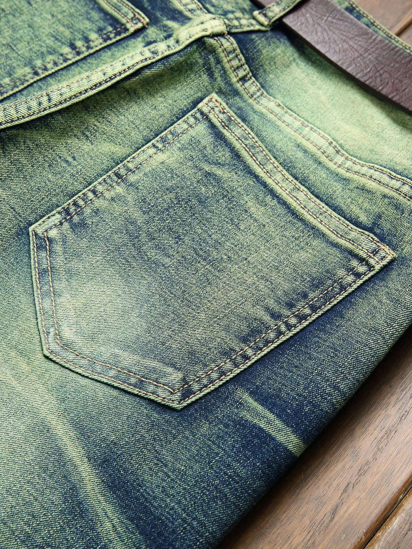 Stylish Mid Stretch Slim Fit Jeans - Men's Mid Waist Distressed And Ripped Denim Jeans With Tassels For All Seasons Street Wear GlowCart