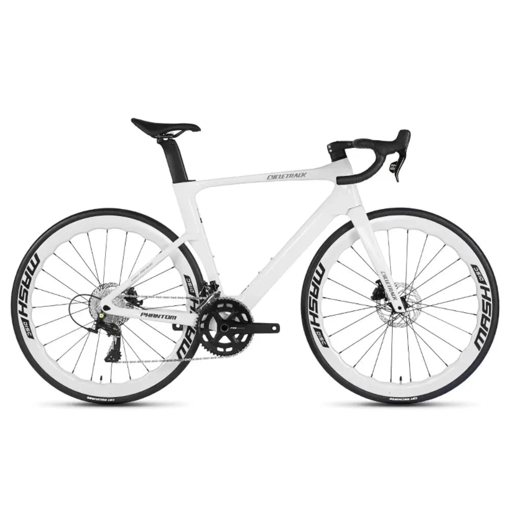 2025 CYCLETRACK Phantom,Shiman 105/7120-24speed,T800 large set of oil discs,carbon fiber windbreaker road bike,bicycle bicicleta GlowCart