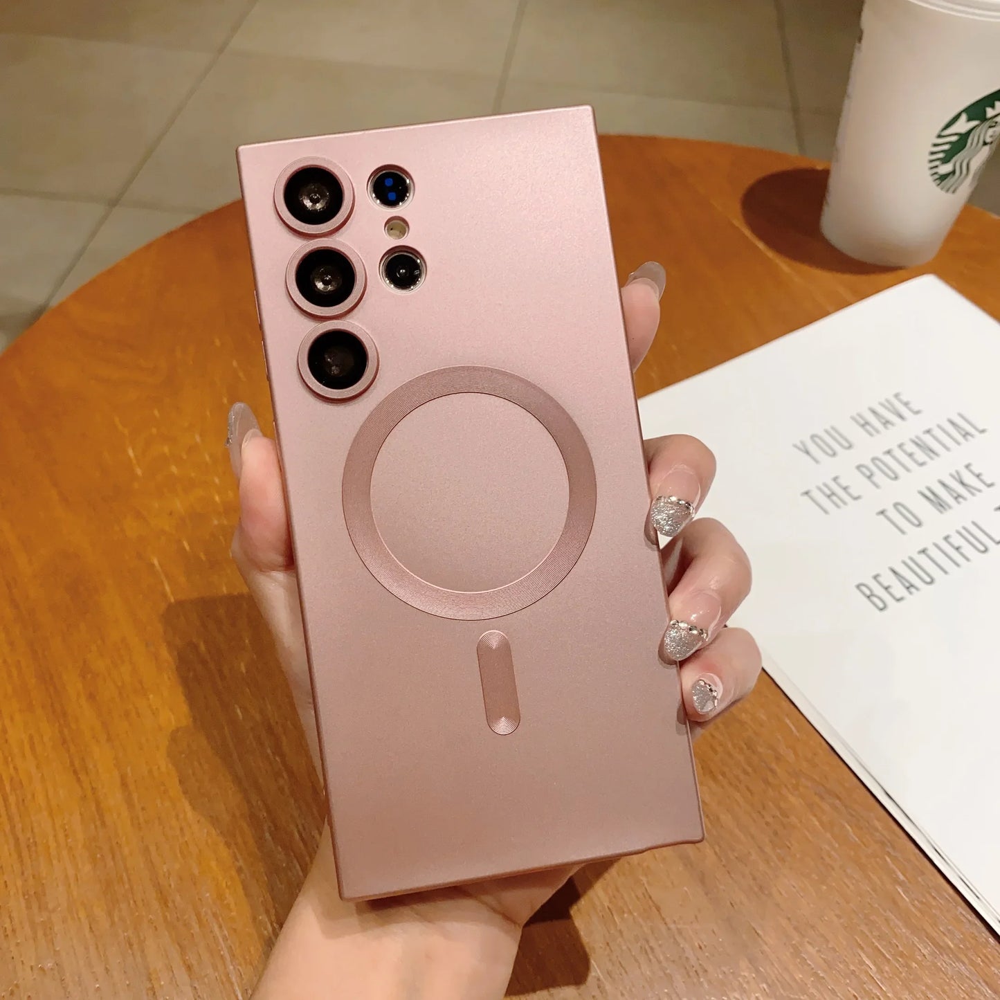 Luxury For Magsafe Magnetic Case For Samsung Galaxy S24 S25