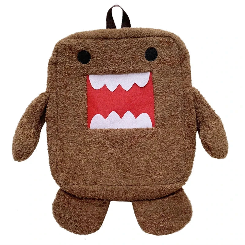 Domo Kun Plush Backpack for Kids Women Men Kawaii Cute Bags GlowCart