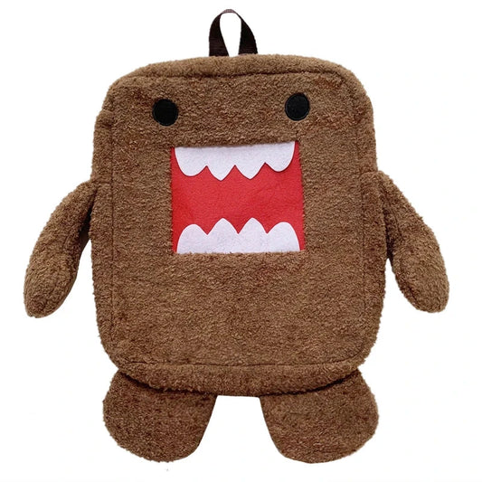 Domo Kun Plush Backpack for Kids Women Men Kawaii Cute Bags GlowCart