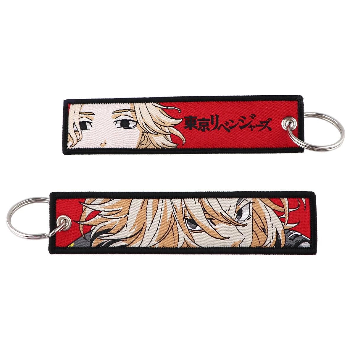 Classic Anime Cool Embroidery Key Fobs Key Tag Motorcycles GlowCart
