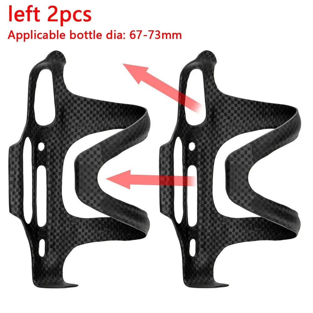 KOCEVLO Bottle Holder Carbon Fibre Bicycle Bottle Cage Side opening Mountain Rode Bike Lightweight Cycling Equipment GlowCart