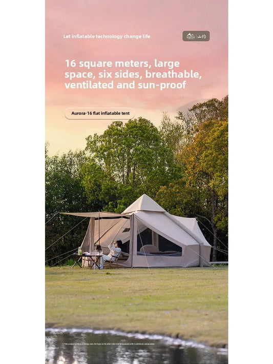 SHANYEU Thickened Portable Camping Aurora 16 Flat Fully GlowCart