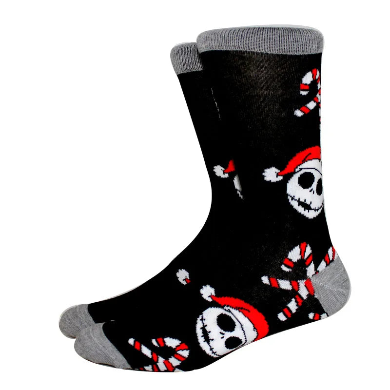 New Anime Funny Socks Long Men's Socks Cosplay Hip Hop Novelty HALLOWEE Crazy Soken Skateboard Socks horrible Women's Socks GlowCart