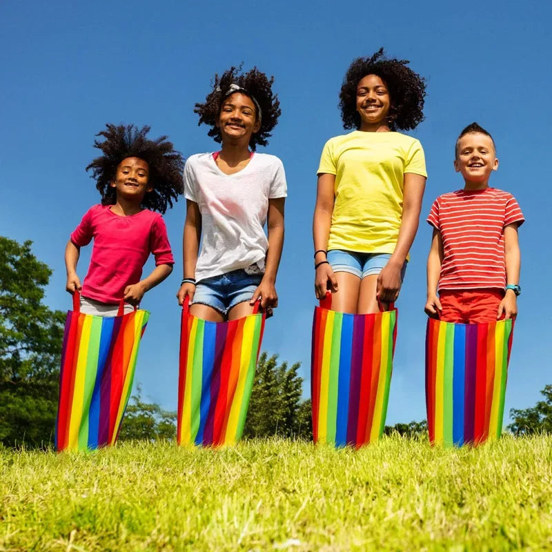 Racing Jumping Bag Adults Kids Sensory Sports Fun Outdoor Games Carnival Party Favors Buitenspeelgoed Juegos Al Aire Libre GlowCart