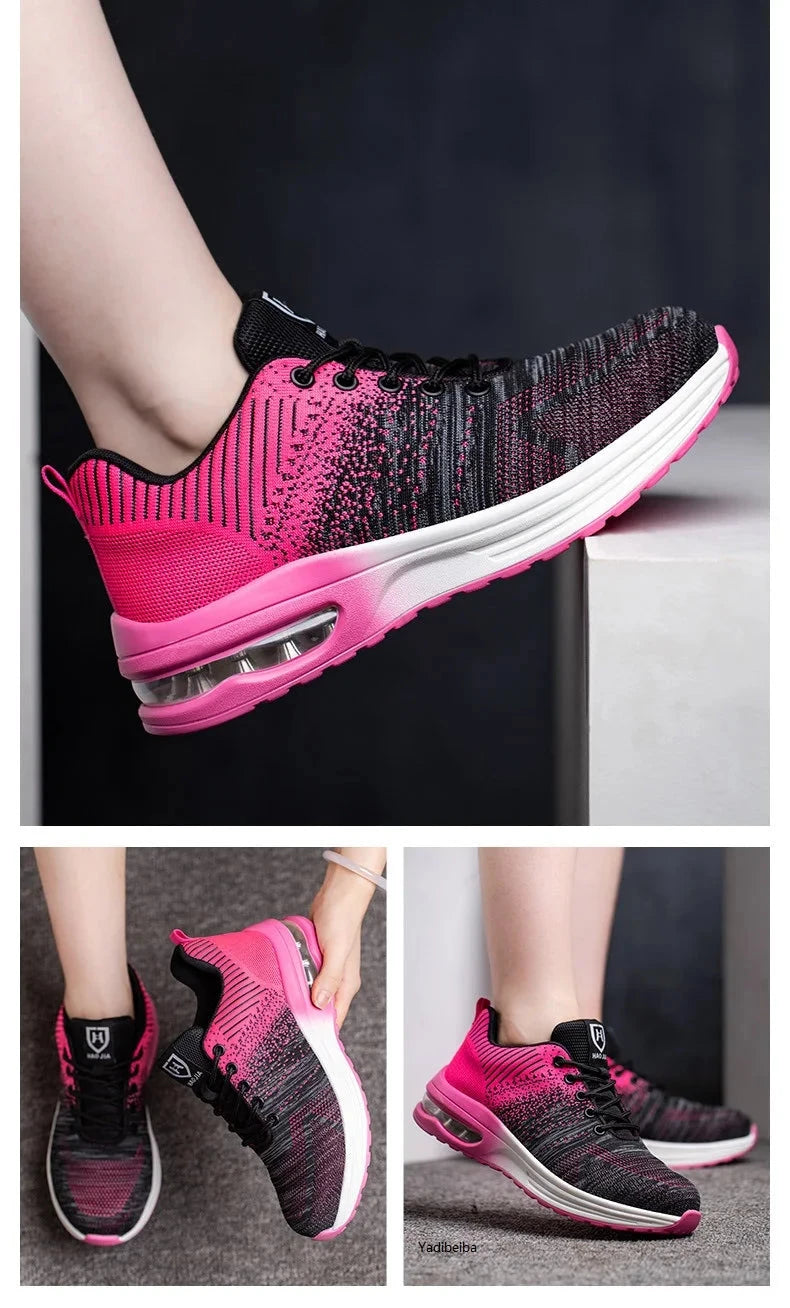 Lightweight Safety Shoes Women Men Air Cushion Work Sneakers GlowCart