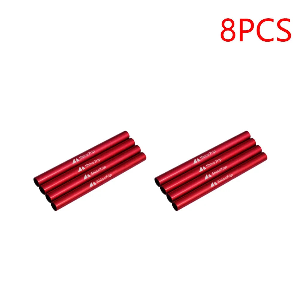 8-40PCS Tent Tube Aluminum Alloy Tent Emergency Tube GlowCart