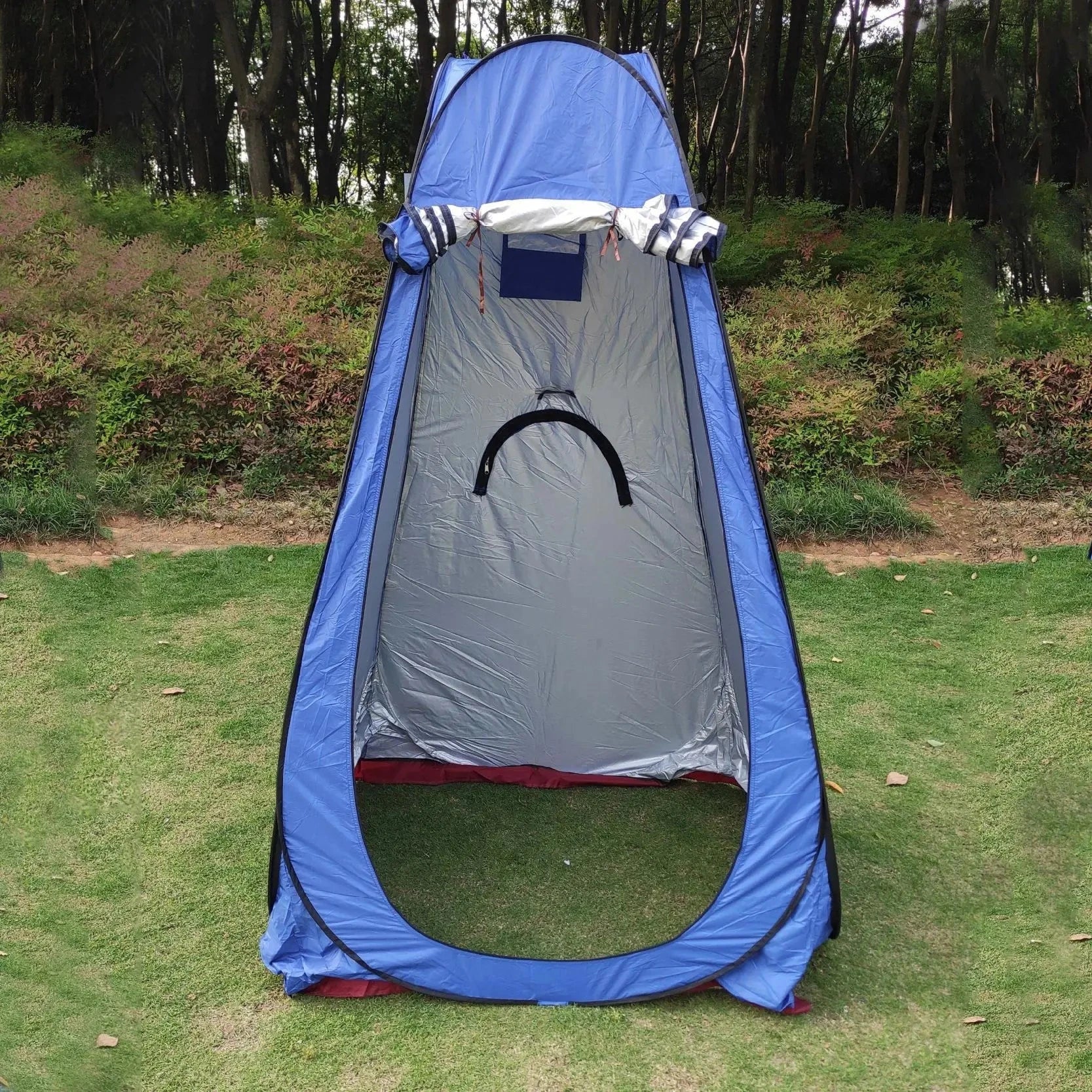 Outdoor Portable Bath Tent Temporary Mobile Toilet Tent GlowCart