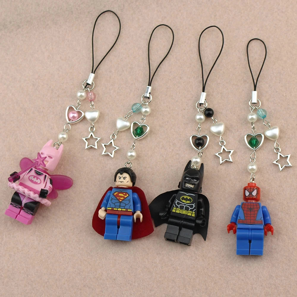 Y2k Handmade Jewelry 3D Fairy Batman Spider-man Figure GlowCart