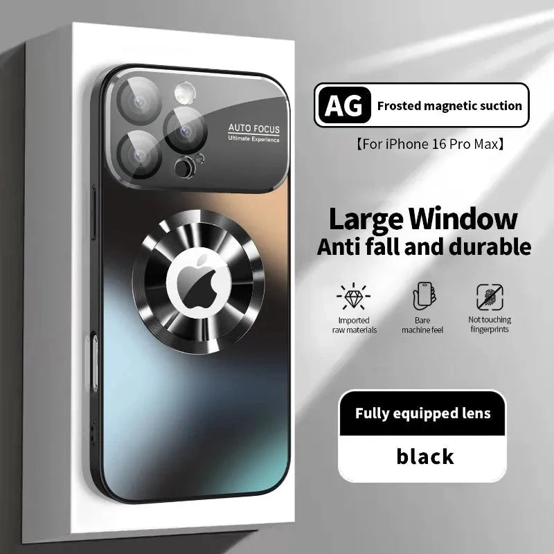 New Titanium Metallic Luxury Matte Case For iPhone 16 15 14 GlowCart