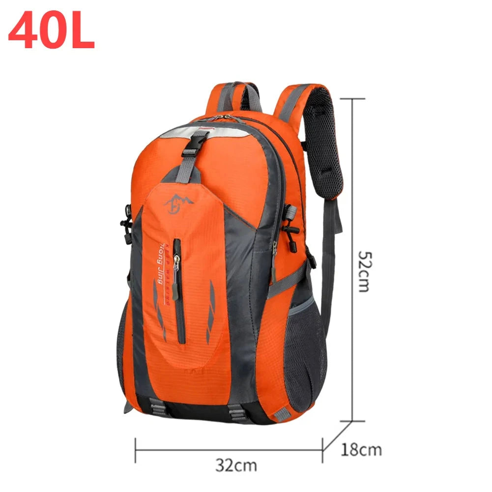 40L 840D Portable Waterpr Backpack Folding Mountaineering GlowCart