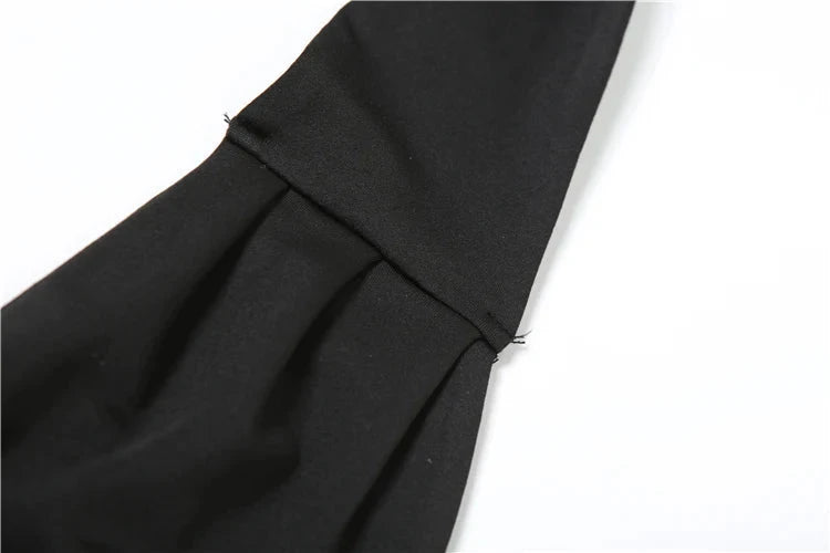 Weird Puss Sexy Halter Dress Women Backless Deep V-Neck GlowCart