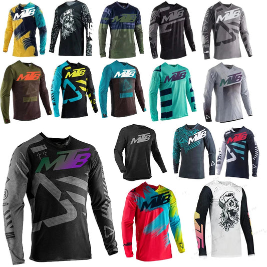 2025 Motocross Mountain Enduro Bike Clothing Bicycle Moto Downhill T-shirt  Women Men Cycling Jersey MTB Shirts BMX GlowCart