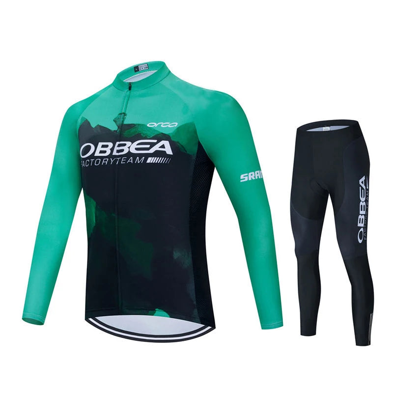 Hiru Summer Spring and Autumn Long Sleeve Bike Clothing Set Bicycle Mountain 2026 Team Cycling Jersey Maillot Ropa Ciclismo GlowCart