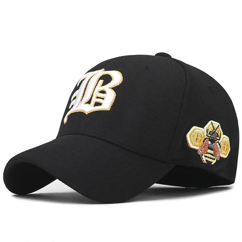 Embroidery Fitted Full Stretch Closed Letters Flexible Cap GlowCart