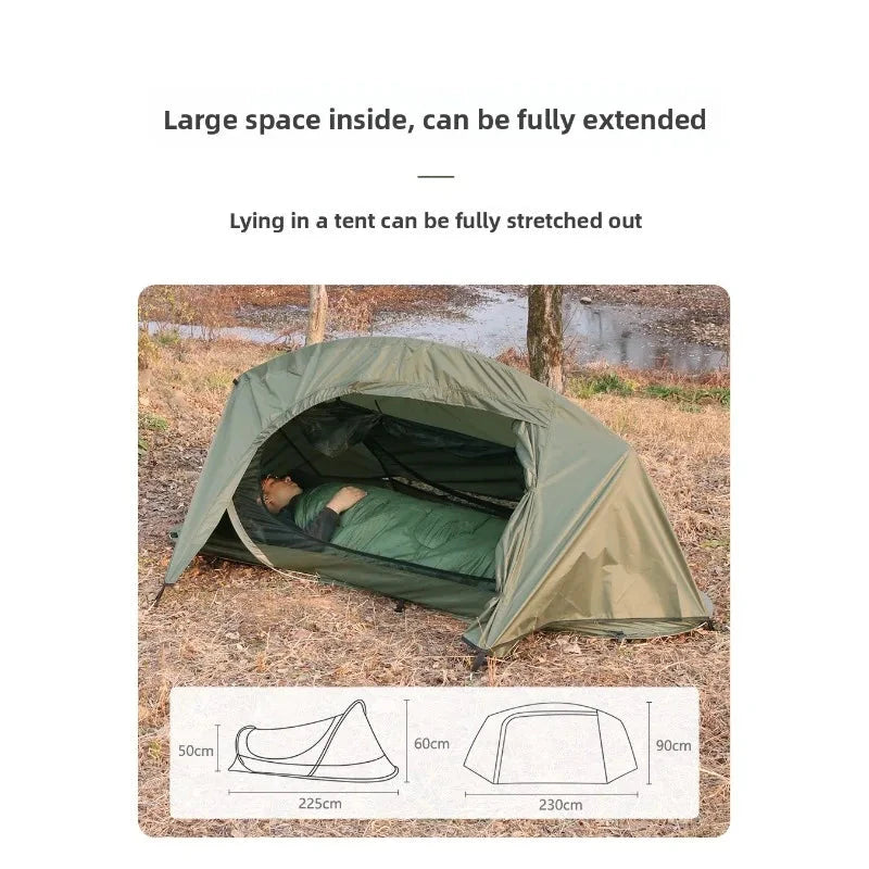 Outdoor Hiking Tent Single Quick Open Anti-mosquito Field GlowCart