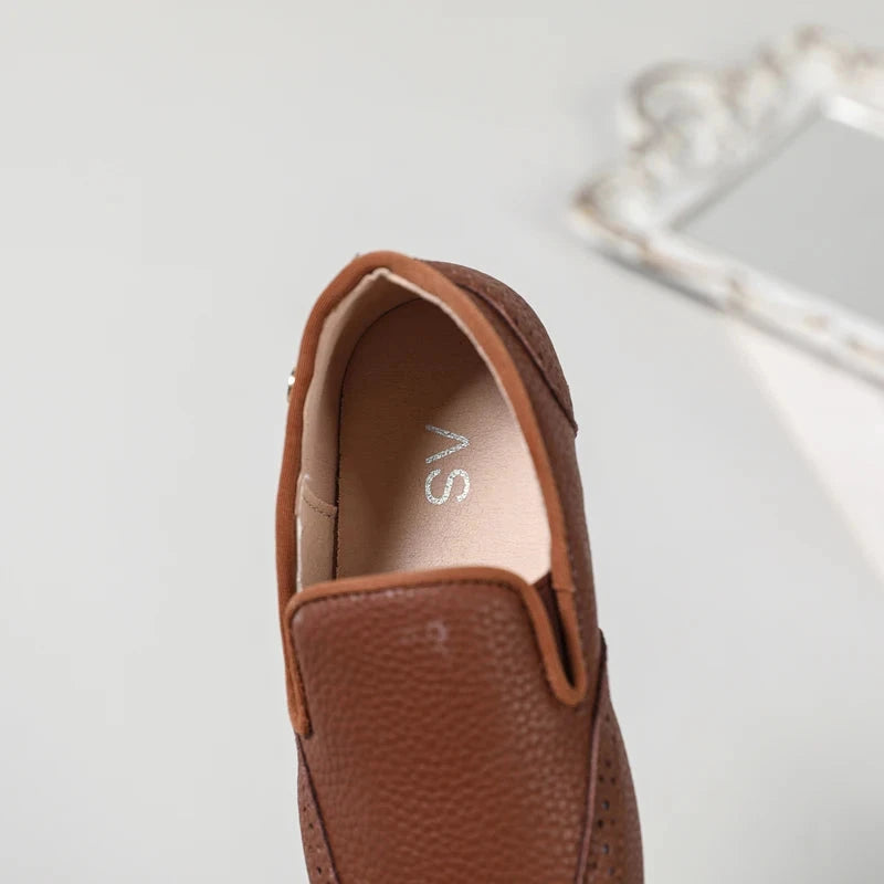 AS New Kids Shoes Children Princess Shoes Baby Boys Leather Shoes Toddler Slip On Flats Girls Fashion Oxford Platform Mary Jane GlowCart