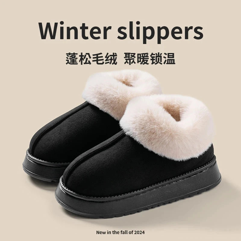 2025 High Quality of  Women's Fashion Snow Boots Fluffy GlowCart