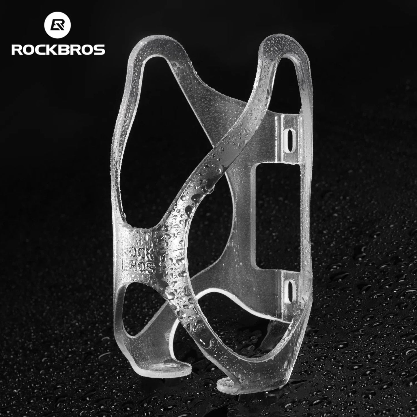 ROCKBROS Cycling Bottle Cage Bicycle Mountain Bike Cup Holder High-strength PC Water Bottle Bracket Enclosed Cycling Kettle Rack GlowCart