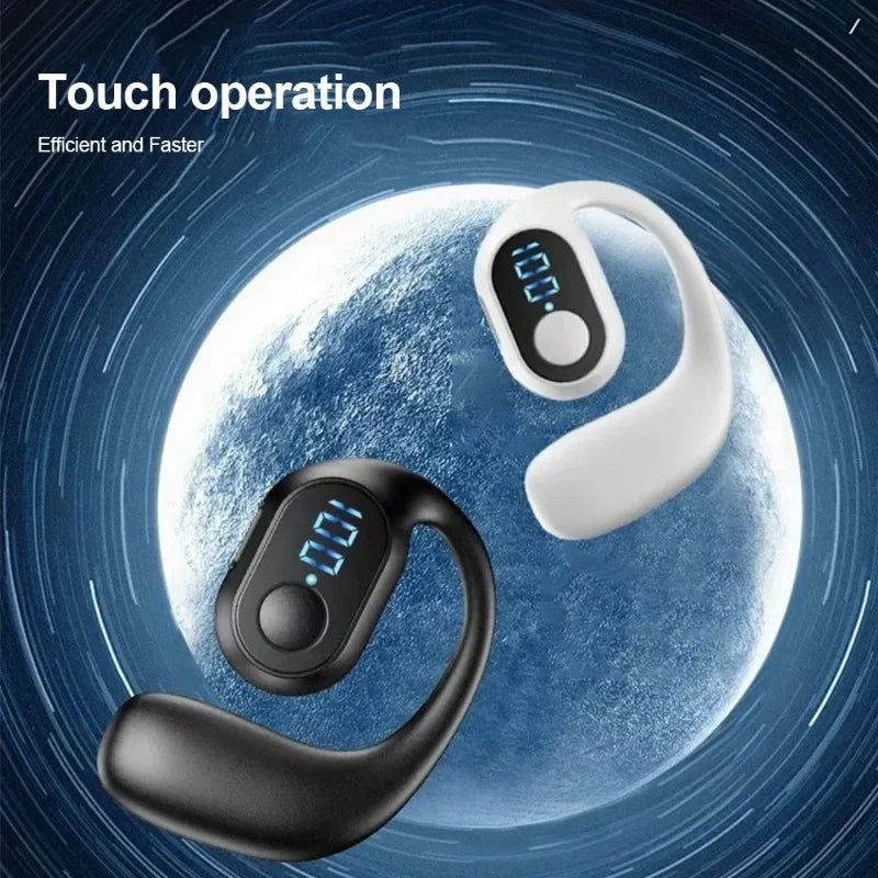 Bluetooth 5.3 Headphone TWS Wireless Ear Hook Earphone HiFi