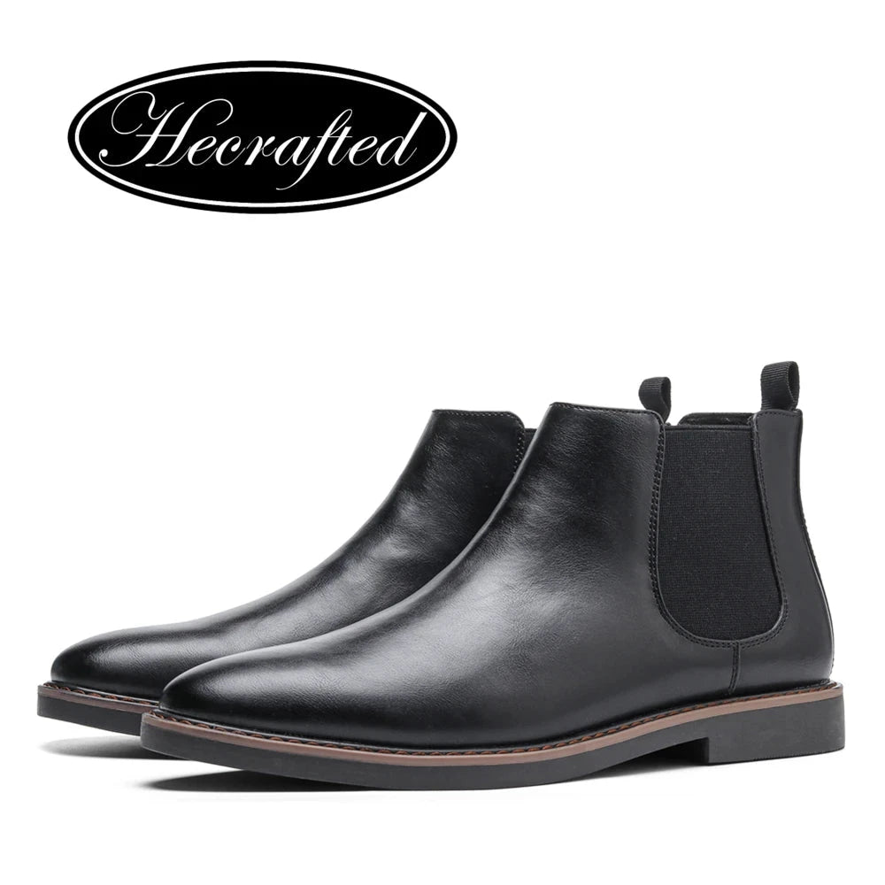 40~46 Men Chelsea Boots Brand Retro Comfortable Fashion Men GlowCart