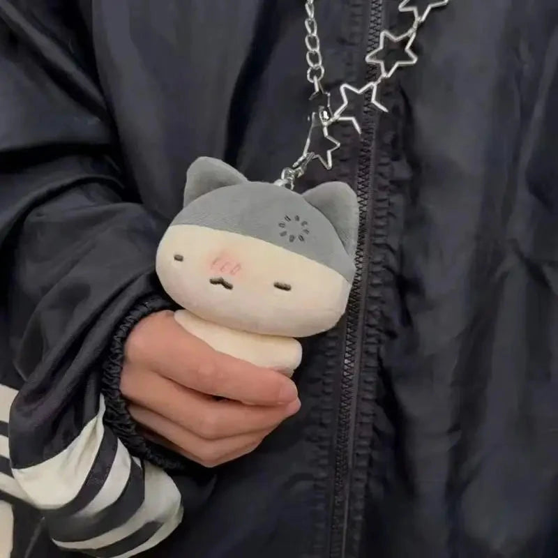 Cute Plush Cat Doll Keychain Girl Backpack Decoration GlowCart