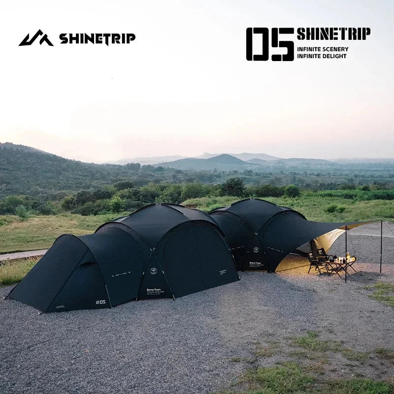 ShineTrip Outdoor Extra Large Camping Shade Tent Family GlowCart