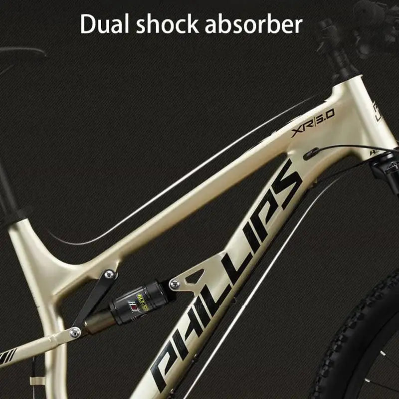 26/27.5 inch mtb Soft Tail DH Mountain Bike 27/33 speed Cross Country Bicycle aluminum alloy Full Suspension Downhill bicicleta GlowCart