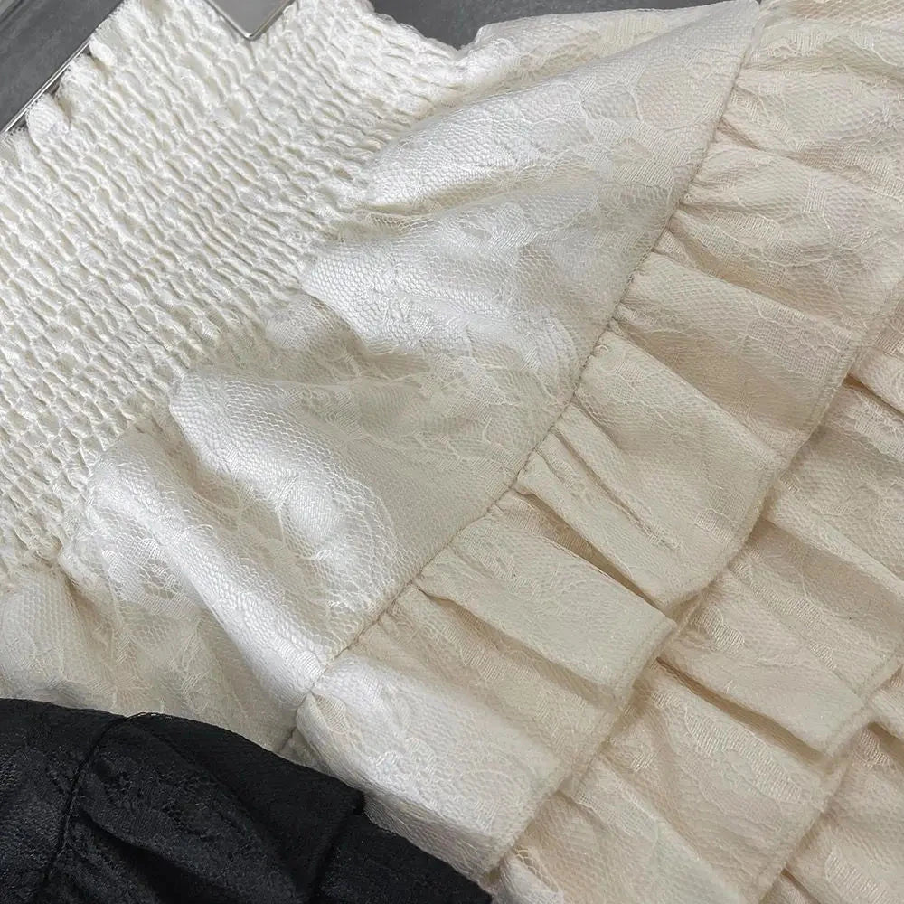 Summer versatile slimming pants skirt women's elastic high GlowCart