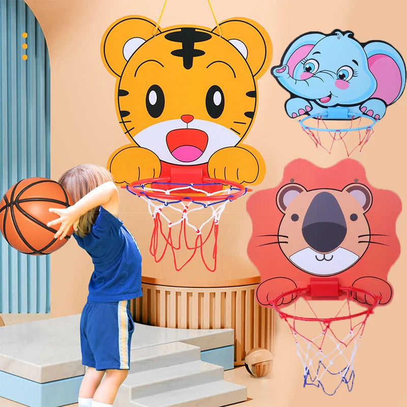 Montessori Mini Basketball Hoop Indoor Garden Toys Boy Basketball Outdoor Sport Games Toys for Kids Baby Toys Children Toys GlowCart