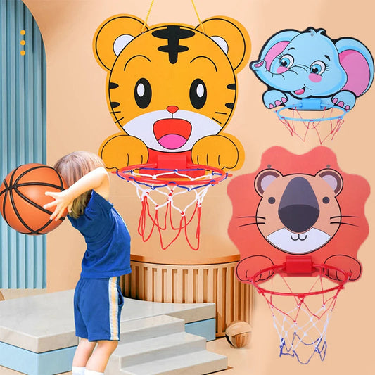 Montessori Mini Basketball Hoop Indoor Garden Toys Boy Basketball Outdoor Sport Games Toys for Kids Baby Toys Children Toys GlowCart