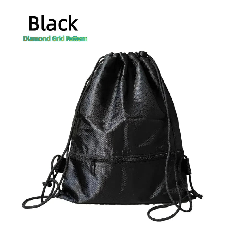 Compact Foldable Drawstring Backpack for Travel, Sports, GlowCart