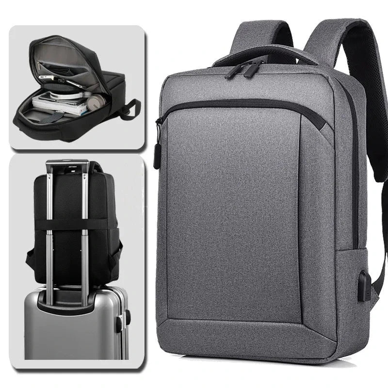 Man Oxford Backpacks High Quality Men 15.6 inch Laptop GlowCart