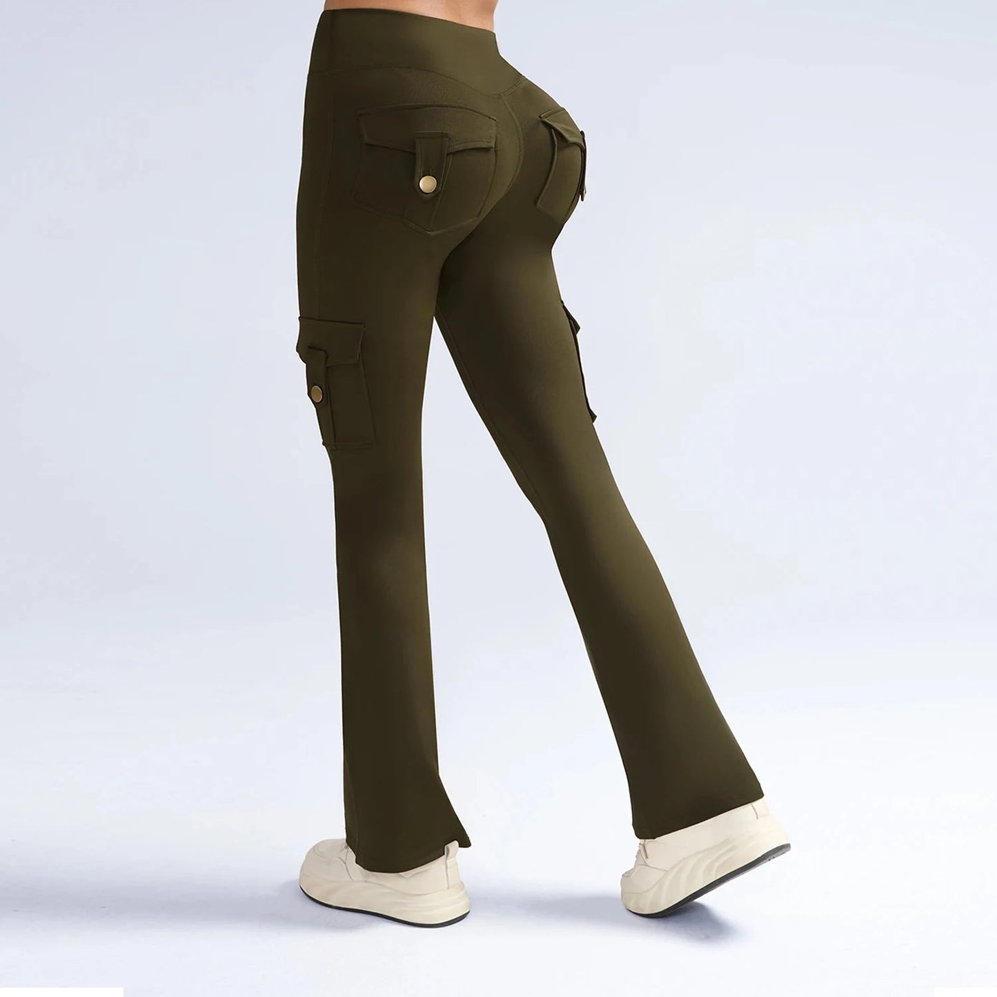 Newest Women Wide Leg High Stretch Yoga Leggings Naked GlowCart