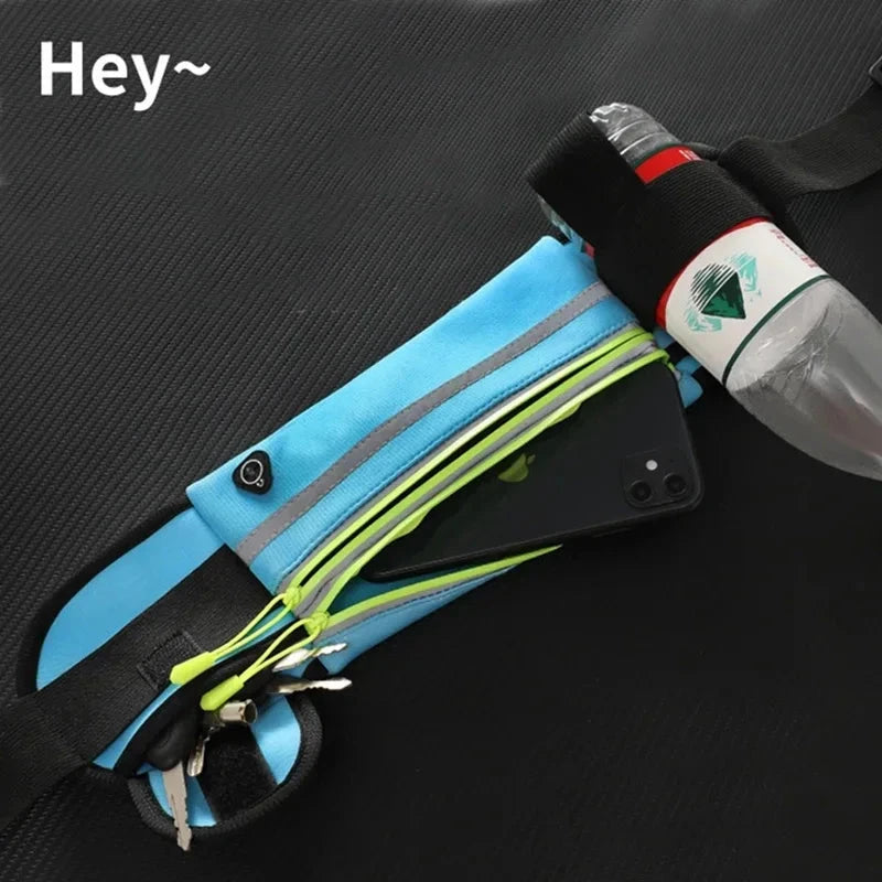 CWIKLES Sports Fanny Pack Women Running Waist Bag Men Belt bag Phone Gym Bag Water Hydration Backpack Running Accessories GlowCart