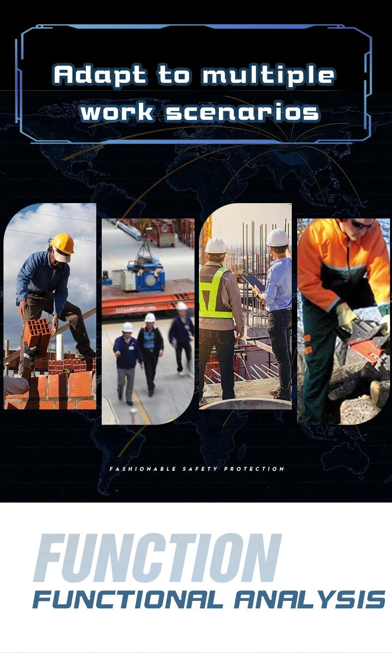 Rotating Button Safety Shoes Men Steel Toe Sneaker Air GlowCart