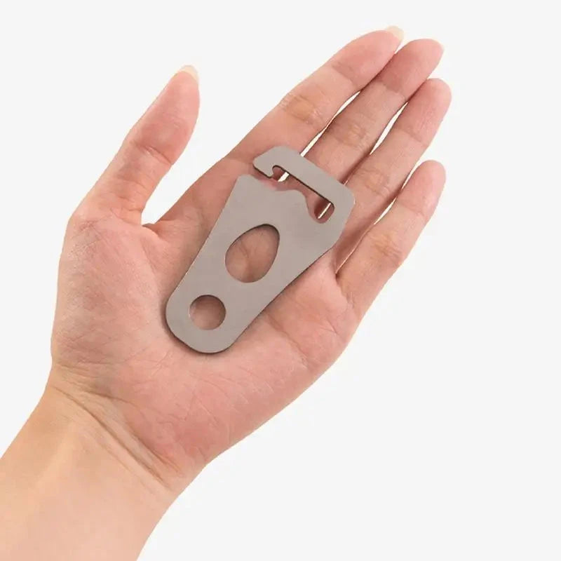 Adjustable Camping Tent Cord Rope Buckle Stainless Steel GlowCart