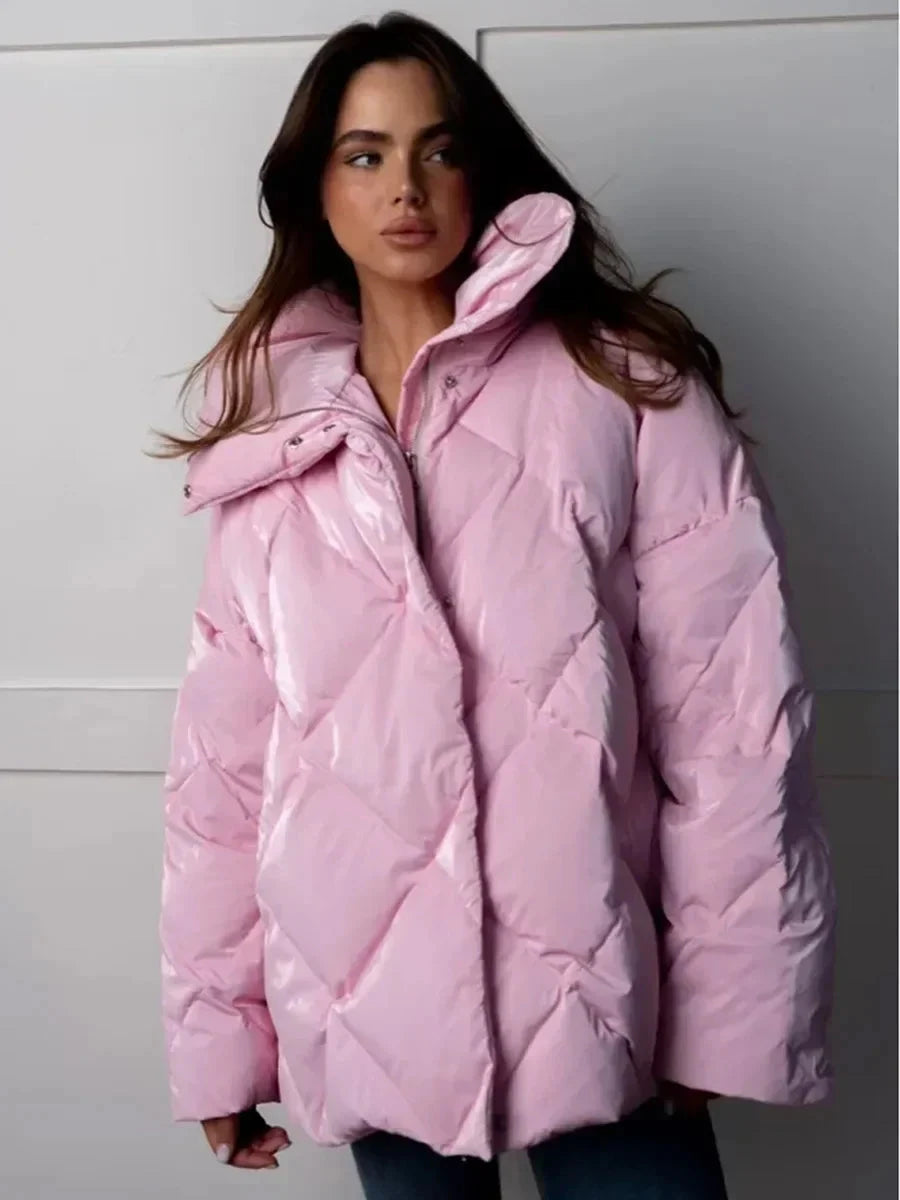 Blubelle  Autumn Winter Thicken Warm Cotton Jacket Matte GlowCart