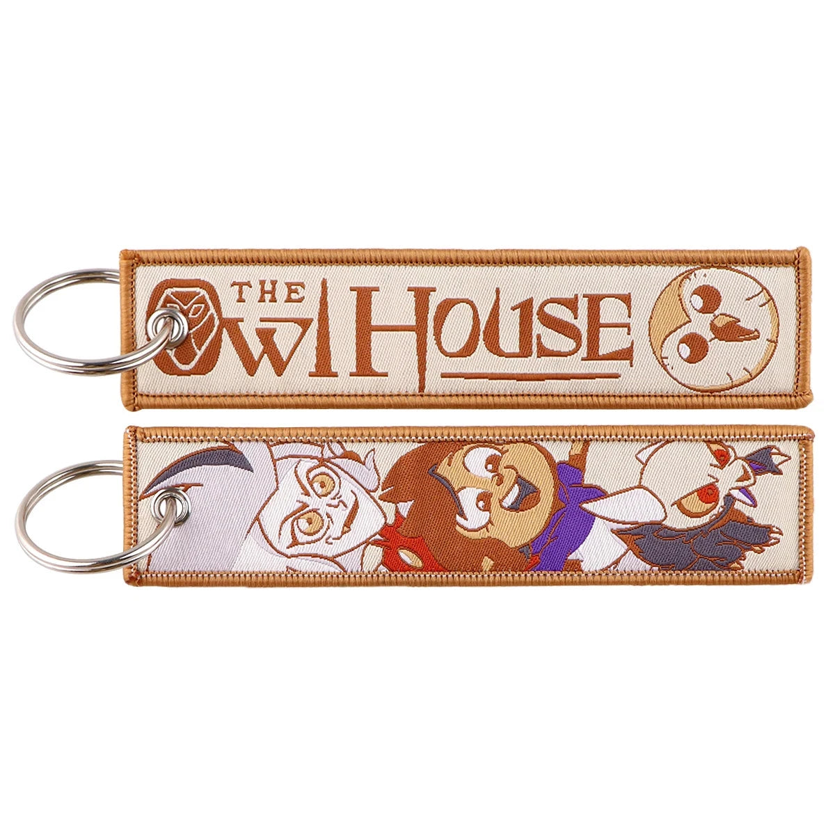 Classic Anime Cool Embroidery Key Fobs Key Tag Motorcycles GlowCart