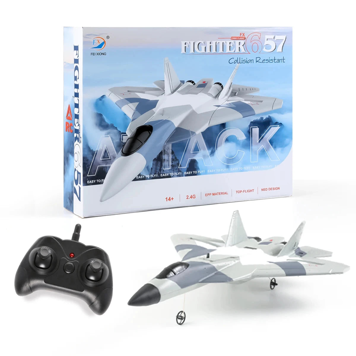 RC Foam Aircraft SU-35 Plane 2.4G Radio Control Glider GlowCart
