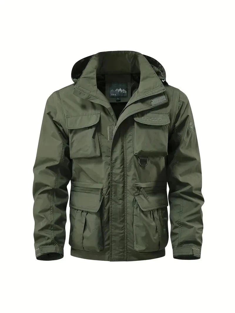 Detachable windproof sleeved hooded jacket suitable for GlowCart