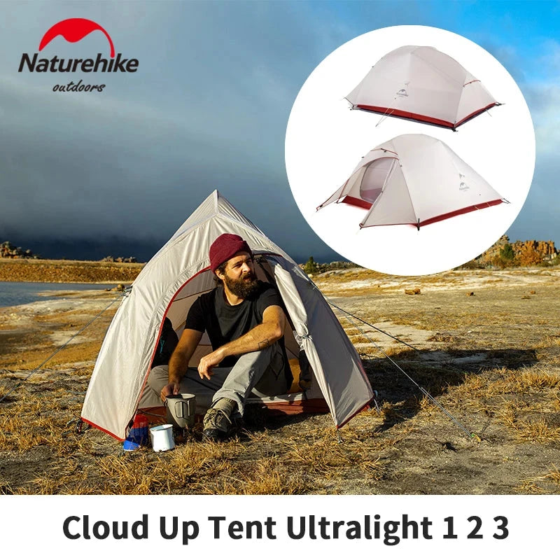 Naturehike Cloud Up 1 2 3 Person Tent Ultralight Outdoor GlowCart