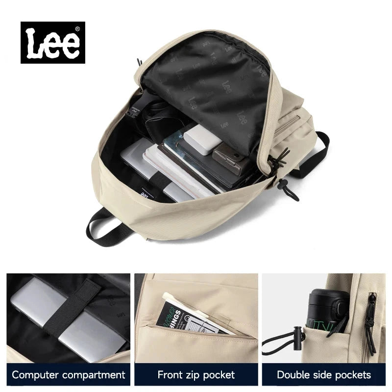 LEE Lightweight 16 Inch Laptop Backpack Women Man Oxford GlowCart