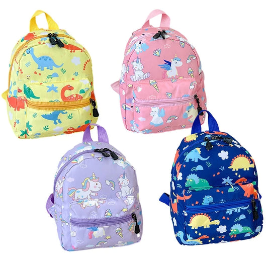 Children's Cartoon Dinosaur Unicorn Backpacks For Teenager Cute Kindergarten Schoolbag Waterproof Book Bag Boys Girls Animal Bag GlowCart