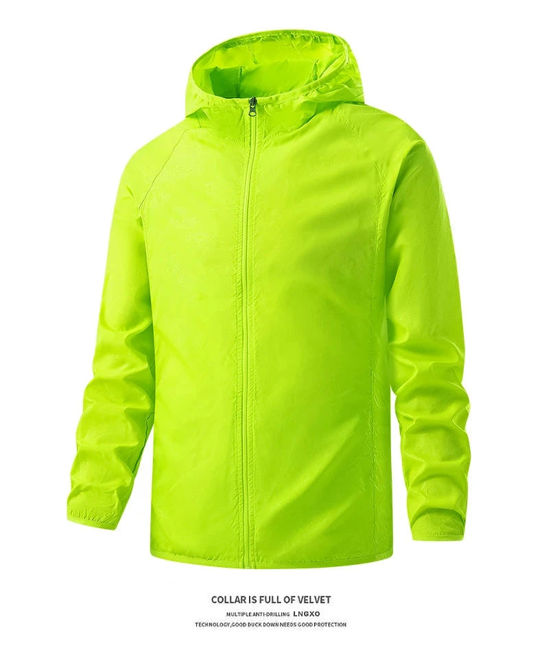 LNGXO Waterproof Hiking Jackets for Men and Women Sun GlowCart