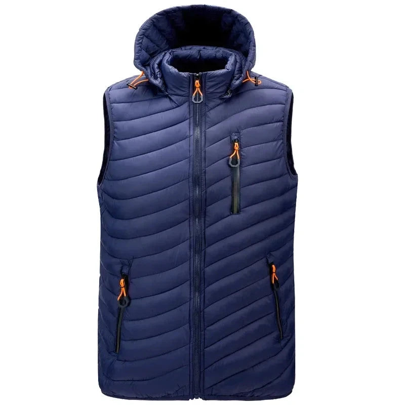 Windproof Jacket Winter Male Hot Sale Men Sleeveless Down GlowCart