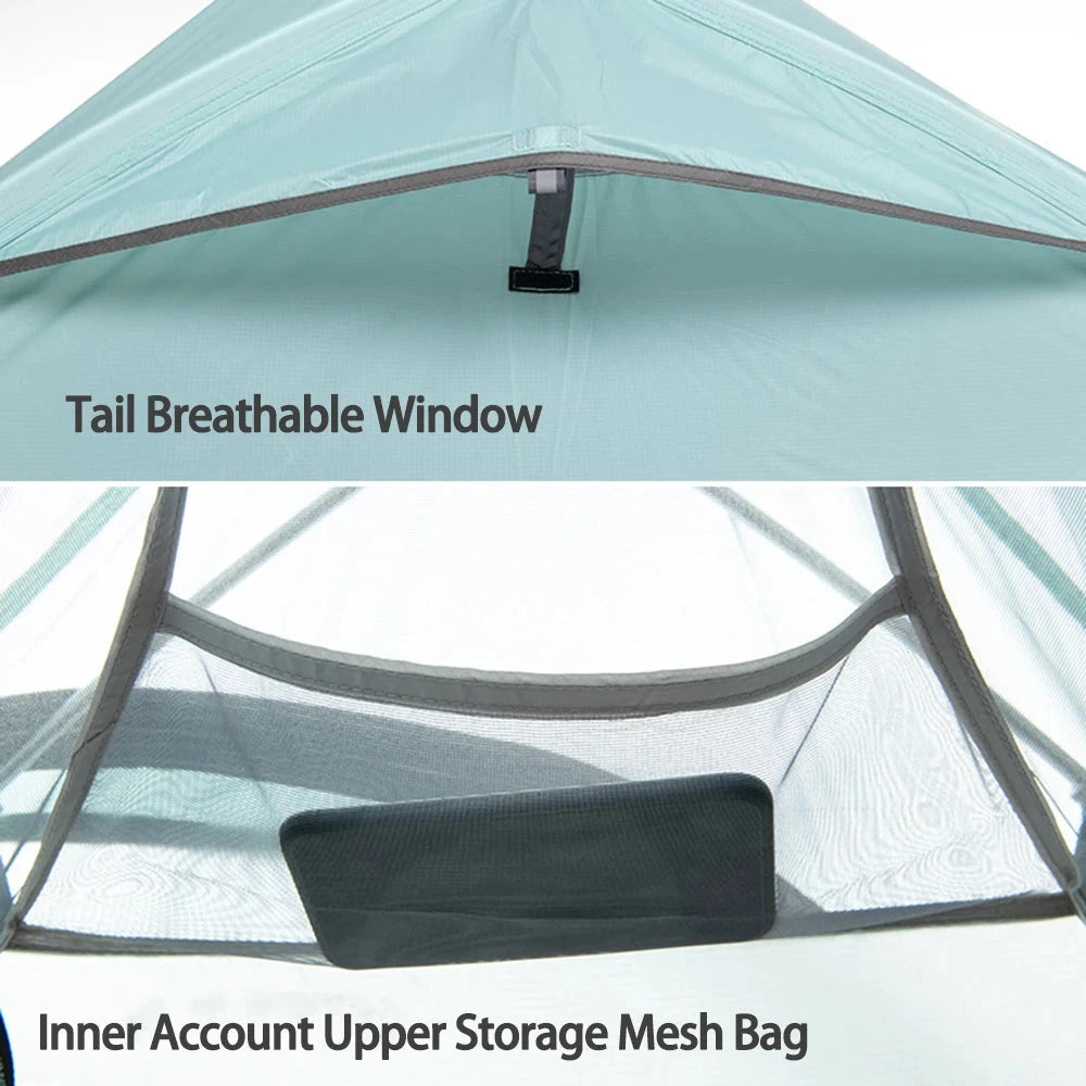 Naturehike Cloud Up Pro Camping Tent 2 Person Ultralight GlowCart