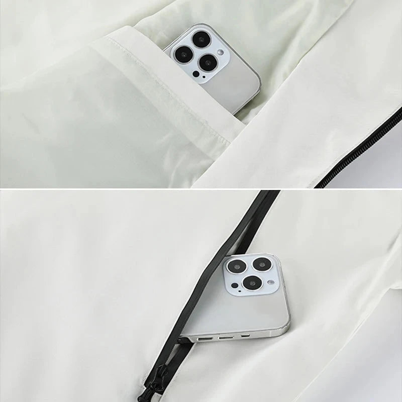 YJKVUR 2025 Autumn New Unisex Soft Shell Outdoor Hooded GlowCart